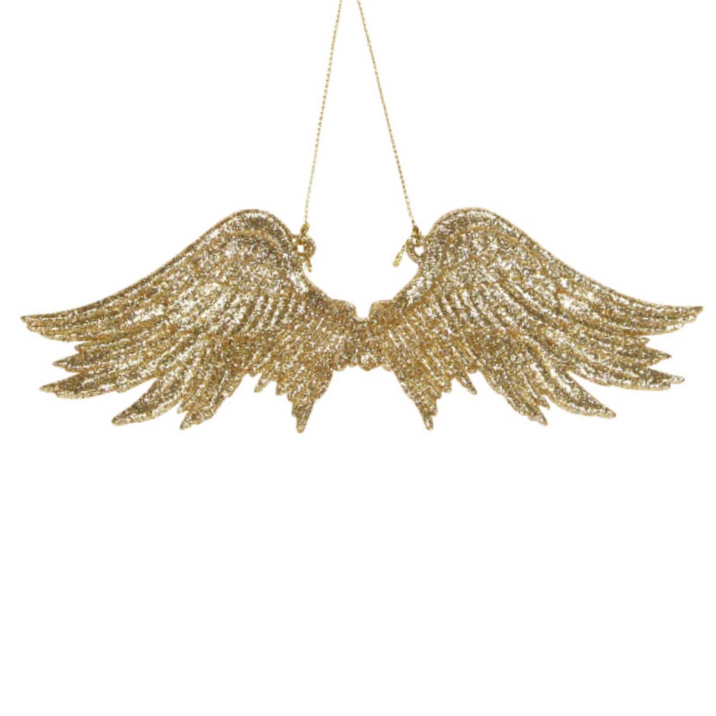 Gold Glitter Wings Decoration
