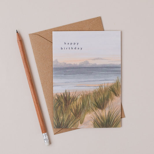 Happy Birthday Formby Beach - Joy Jen Studio