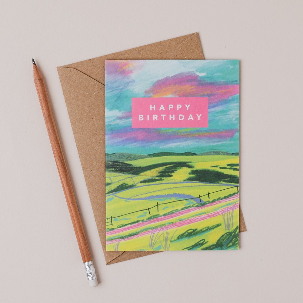 Happy Birthday Derbyshire Hills - Joy Jen Studio
