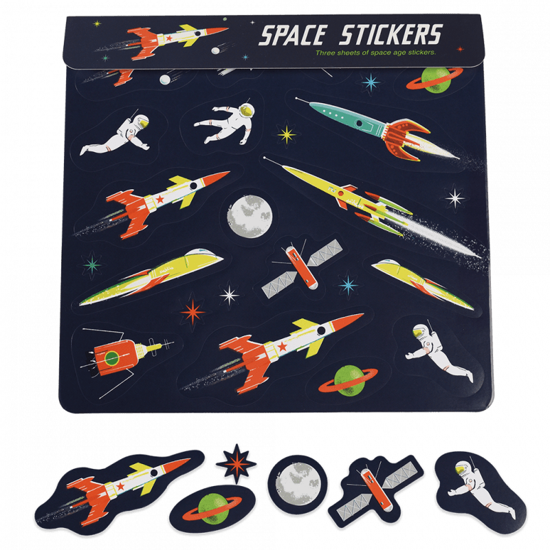 Rusty Rice Rocket Stickers Rocket Stickers - Space Age β Harewood House