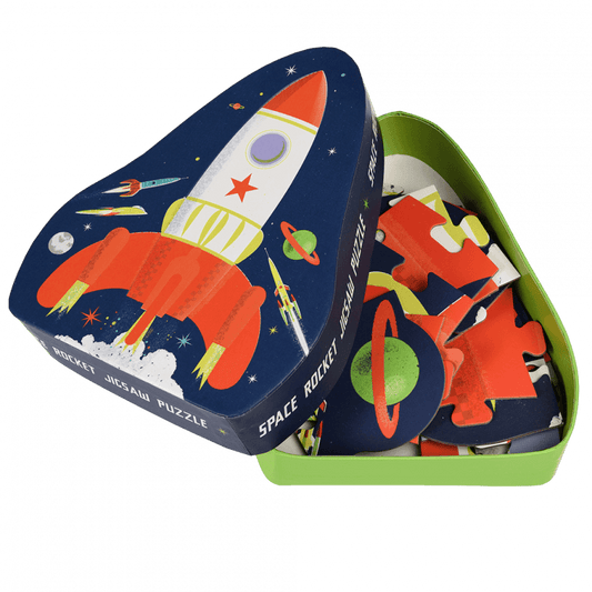 Rocket Jigsaw Puzzle - Space Age