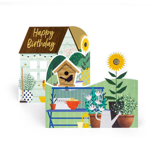 Country Garden - 3D birthday card
