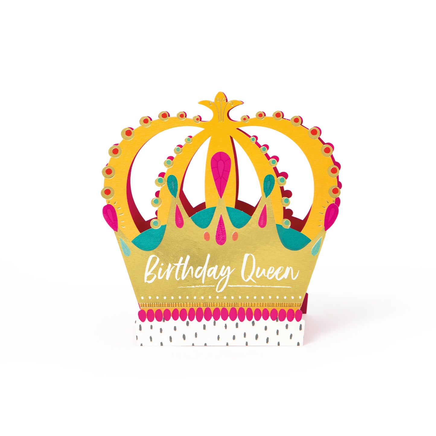 Queen for a Day - 3D birthday card