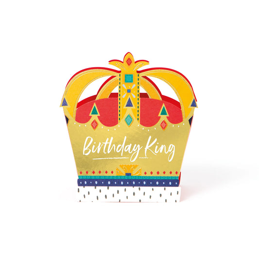 King for a Day - 3D birthday card