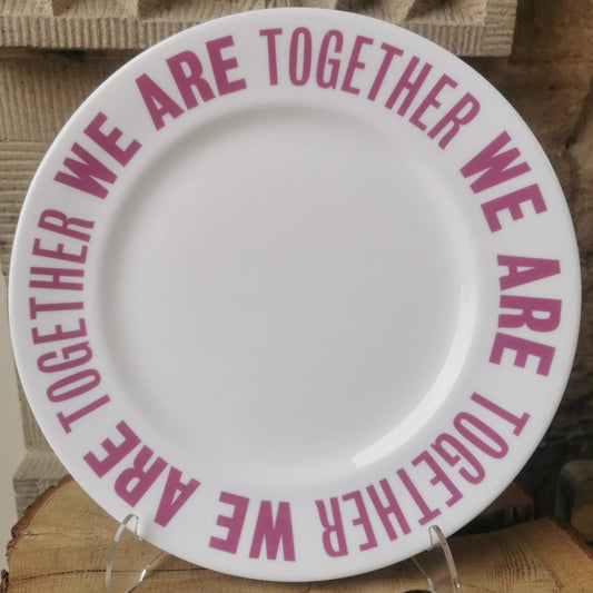 1882 Ltd/ Anthony Burrill 'Together We Are' - Plate - Harewood Edition