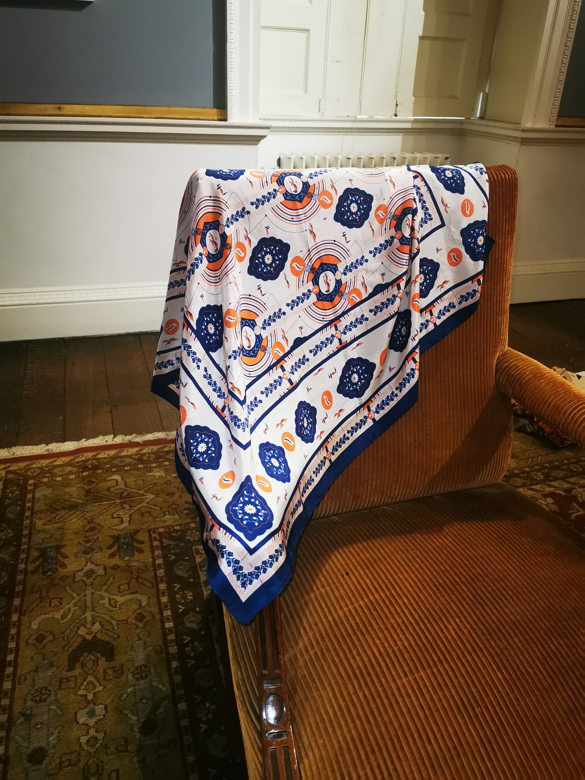 Mani Kambo Silk Scarf - Exclusive to Harewood