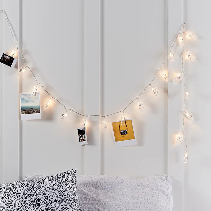 20 Peg Battery Fairy Lights