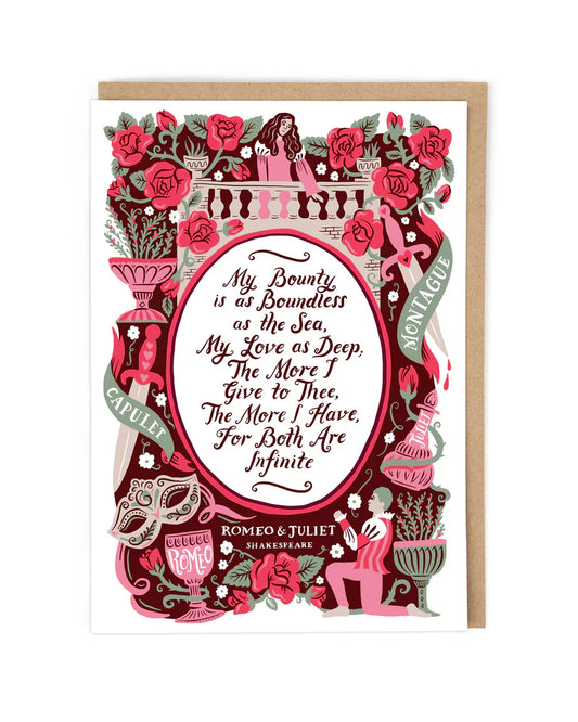 Romeo and Juliet Quote Card