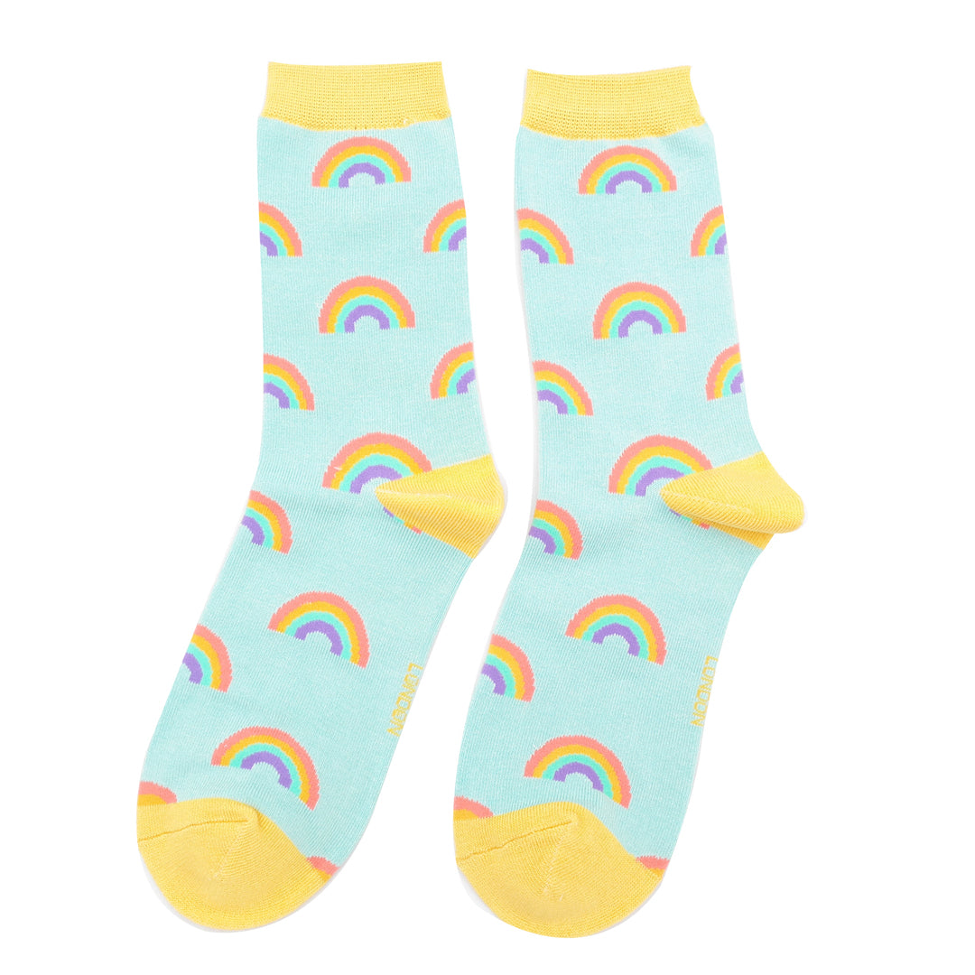 Rainbow Socks, Duck Egg