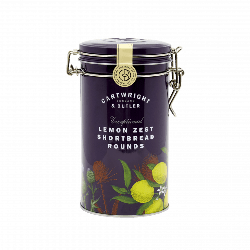 Lemon Zest Shortbread Rounds Tin, 200g