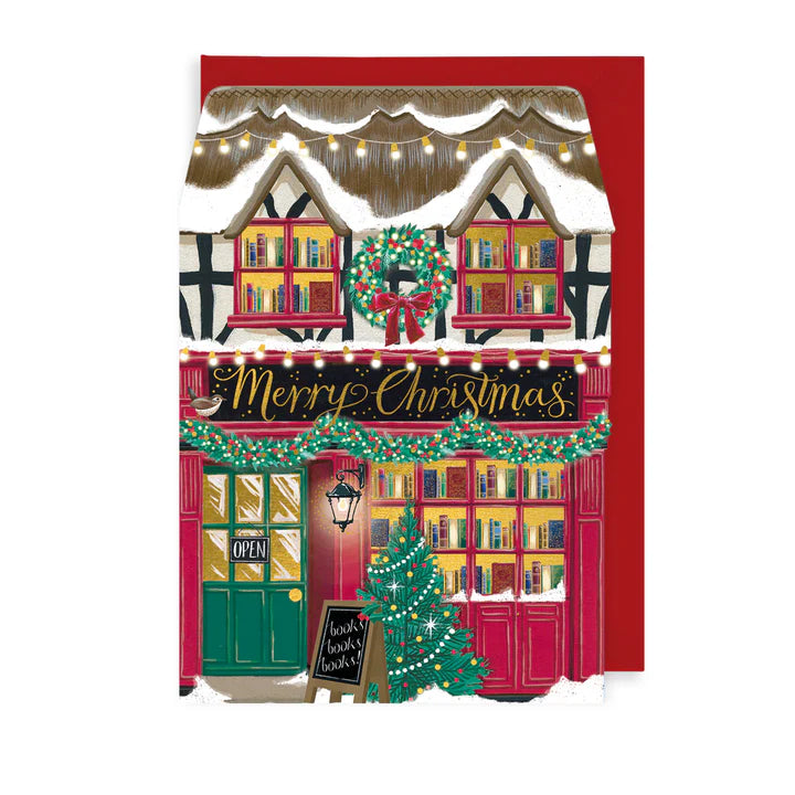 Bookshop Christmas Card