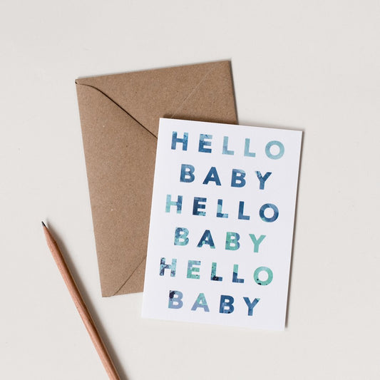 Hello Baby Blue  - Joy Jen Studio