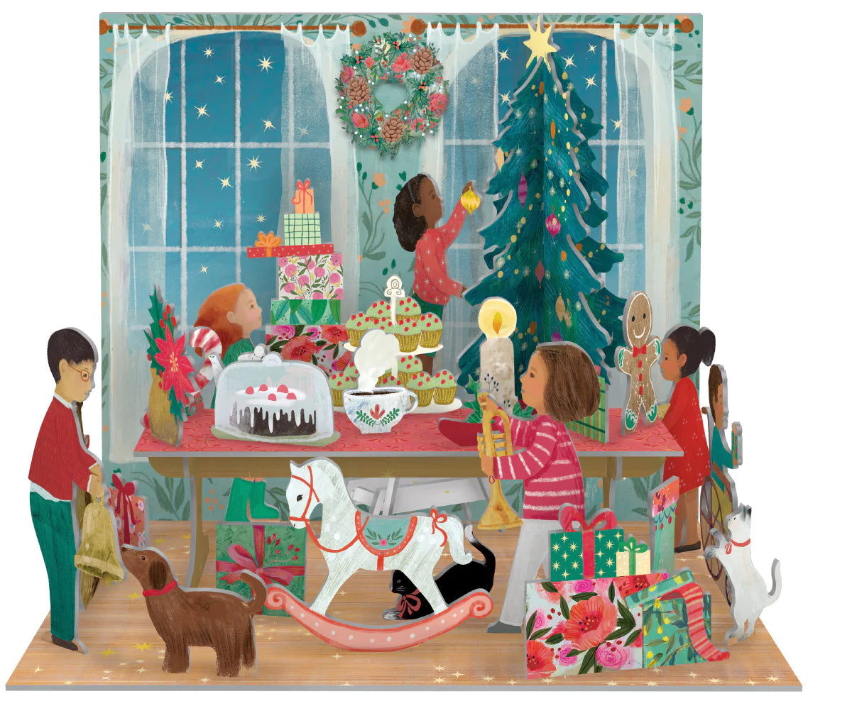 A Christmas Party Advent Calendar Card