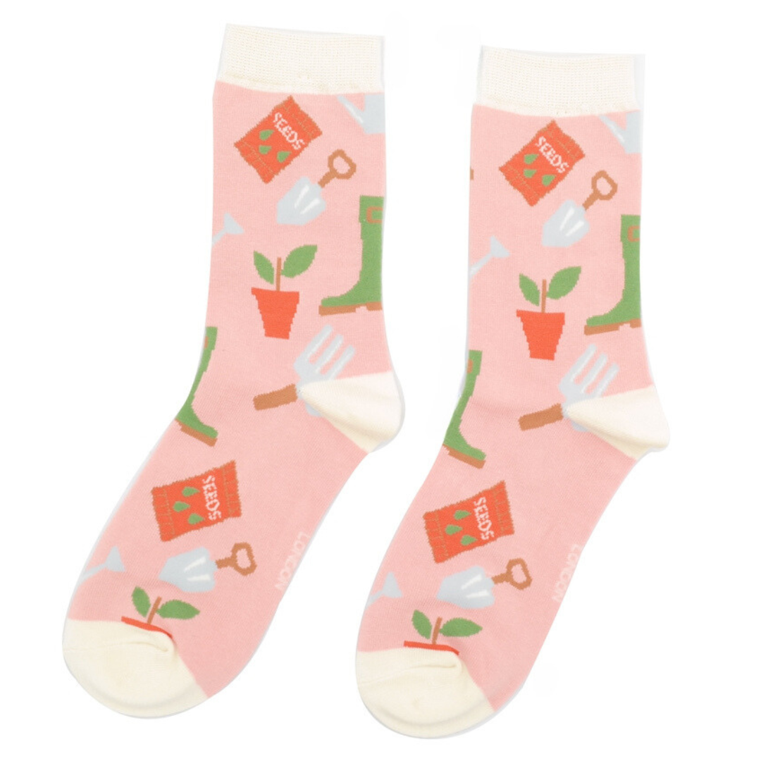 Gardening Gear Socks, Dusky Pink