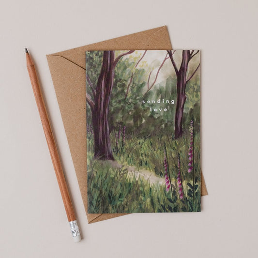 Sending Love Foxglove Woodland - Joy Jen Studio