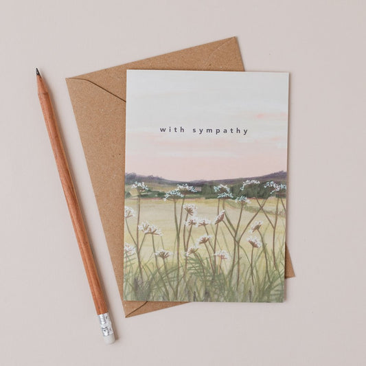 With Sympathy Derbyshire Sunset - Joy Jen Studio