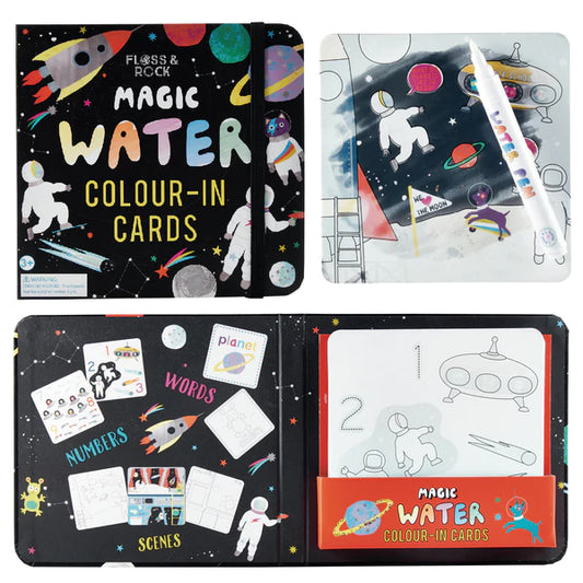 Magic Water Colour In Cards - Space