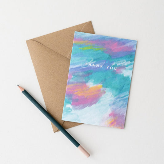Thank You Pastel Wild Textures - Joy Jen Studio