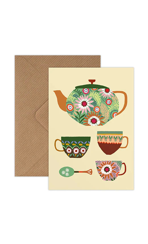 Floral Tea Set by Brie Harrison