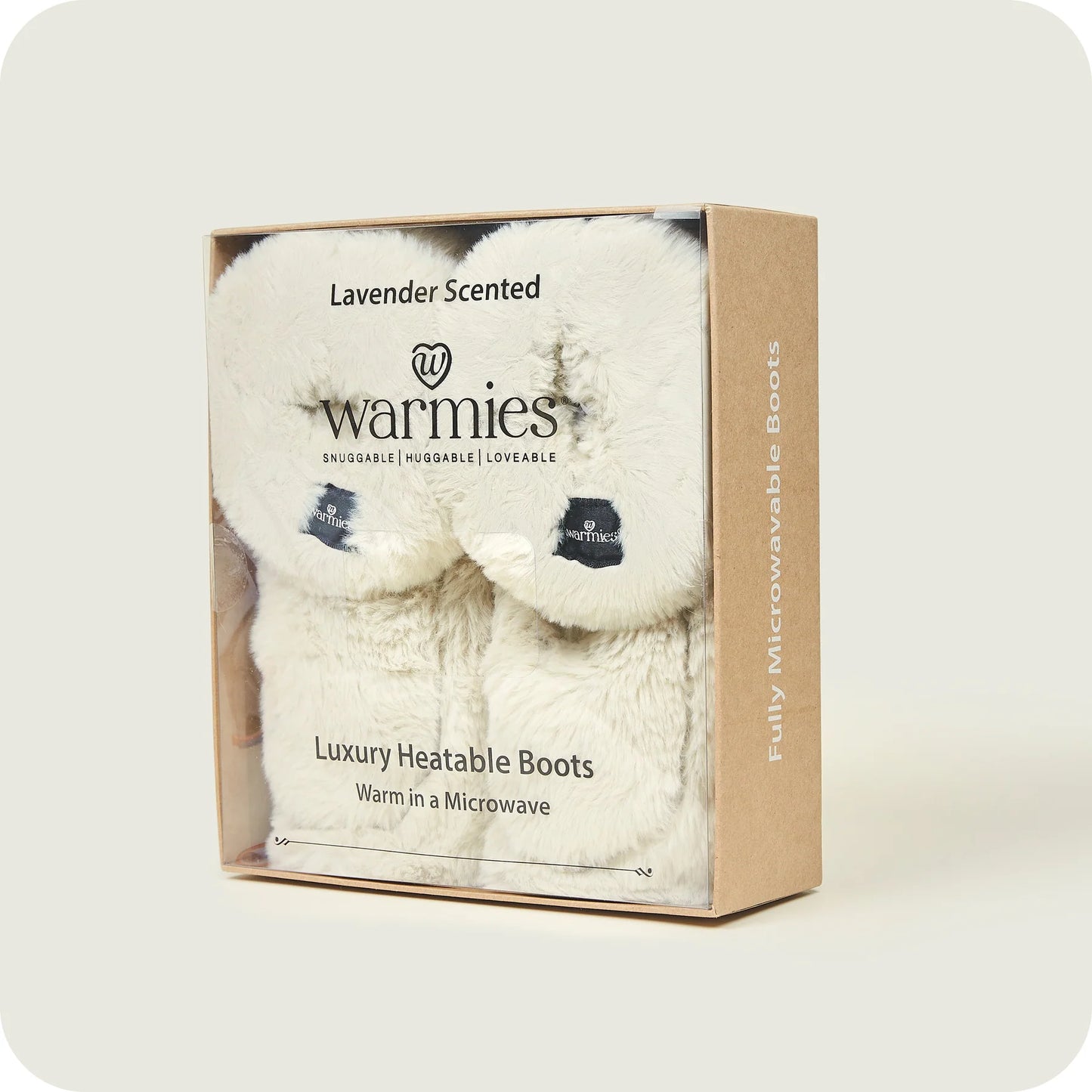 Warmies - Almond Luxury Boots (Microwavable)