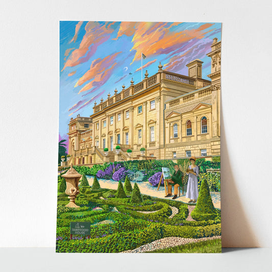 Harewood South Façade A3 Print - Zac Rosso