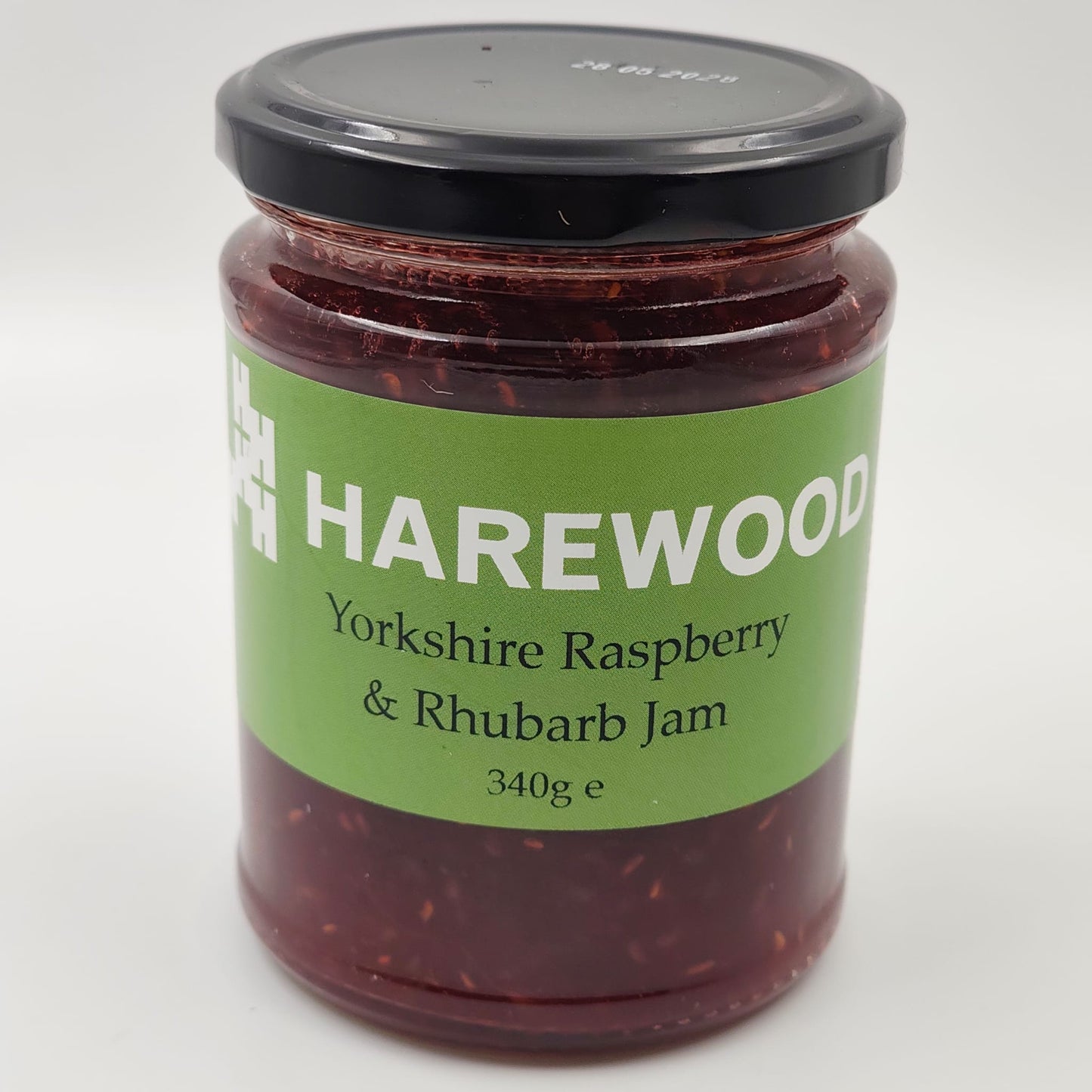 Harewood Yorkshire Raspberry and Rhubarb Jam 340g