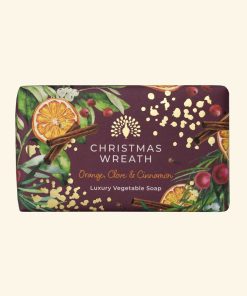 Christmas Wreath Soap 190g bar