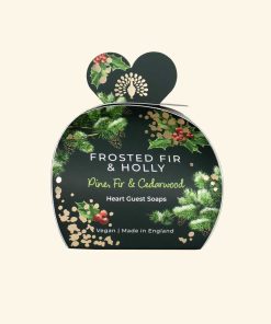 Christmas Tidings Frost Fir & Holly Guest Soaps - 3 Pack