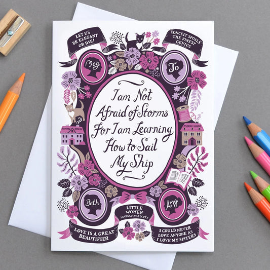 Little Women Storms Card
