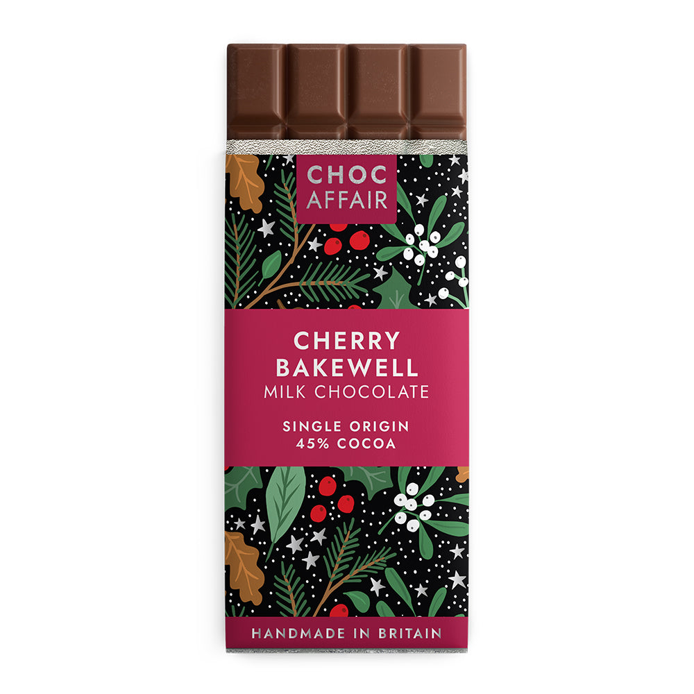 Cherry Bakewell Milk Chocolate Bar Chocolate Bar 90g