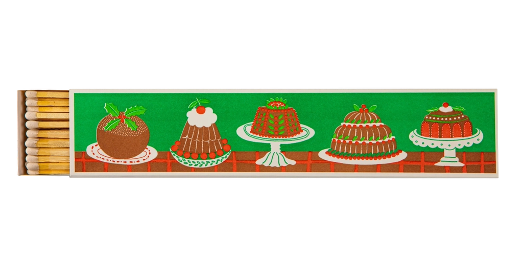 Christmas Pudding Long Matches