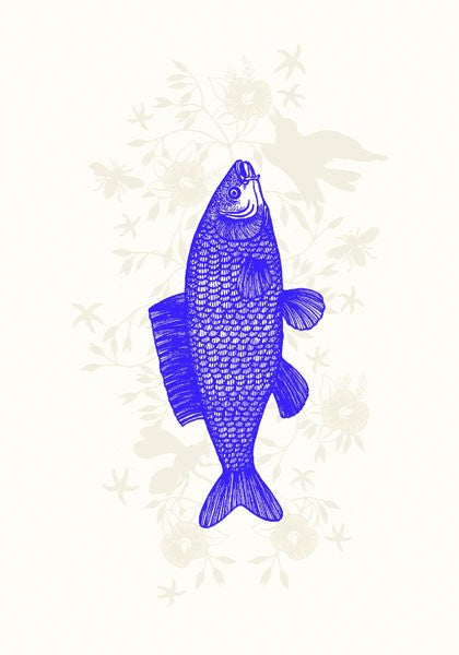 Blue Fish - Fossile Card