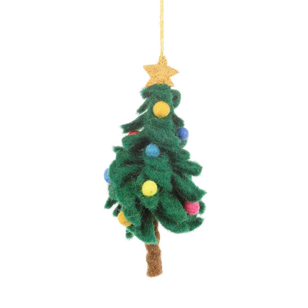Handmade Felt Colourful Christmas Tree