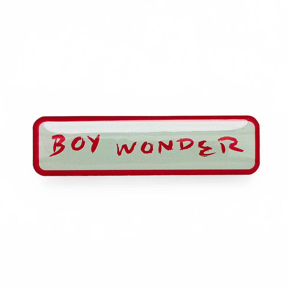 Luke Edward Hall X NPG Boy Wonder Enamel Badge