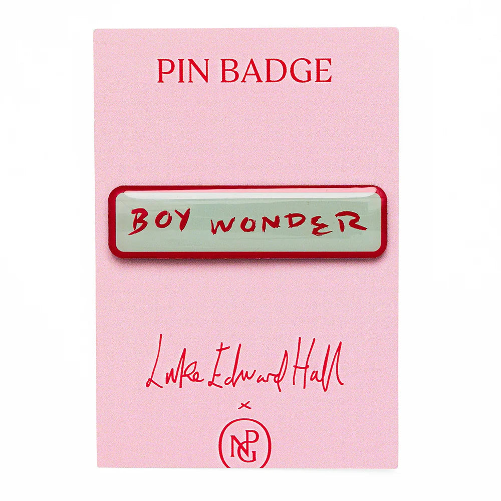 Luke Edward Hall X NPG Boy Wonder Enamel Badge