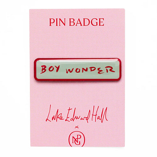 Luke Edward Hall X NPG Boy Wonder Enamel Badge