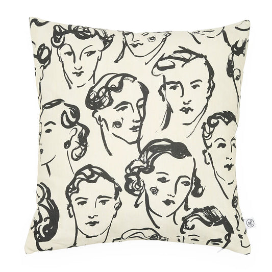 Luke Edward Hall X NPG Large Faces Cushion
