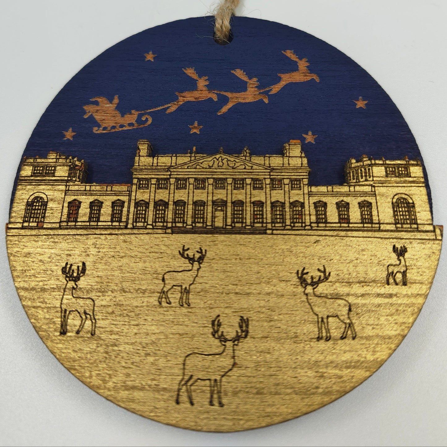 Harewood North Facade Wooden Bauble
