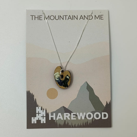JMW Turner Palette Pendant Necklace - Blues