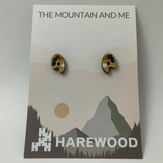 JMW Turner Palette Stud Earrings - Warms