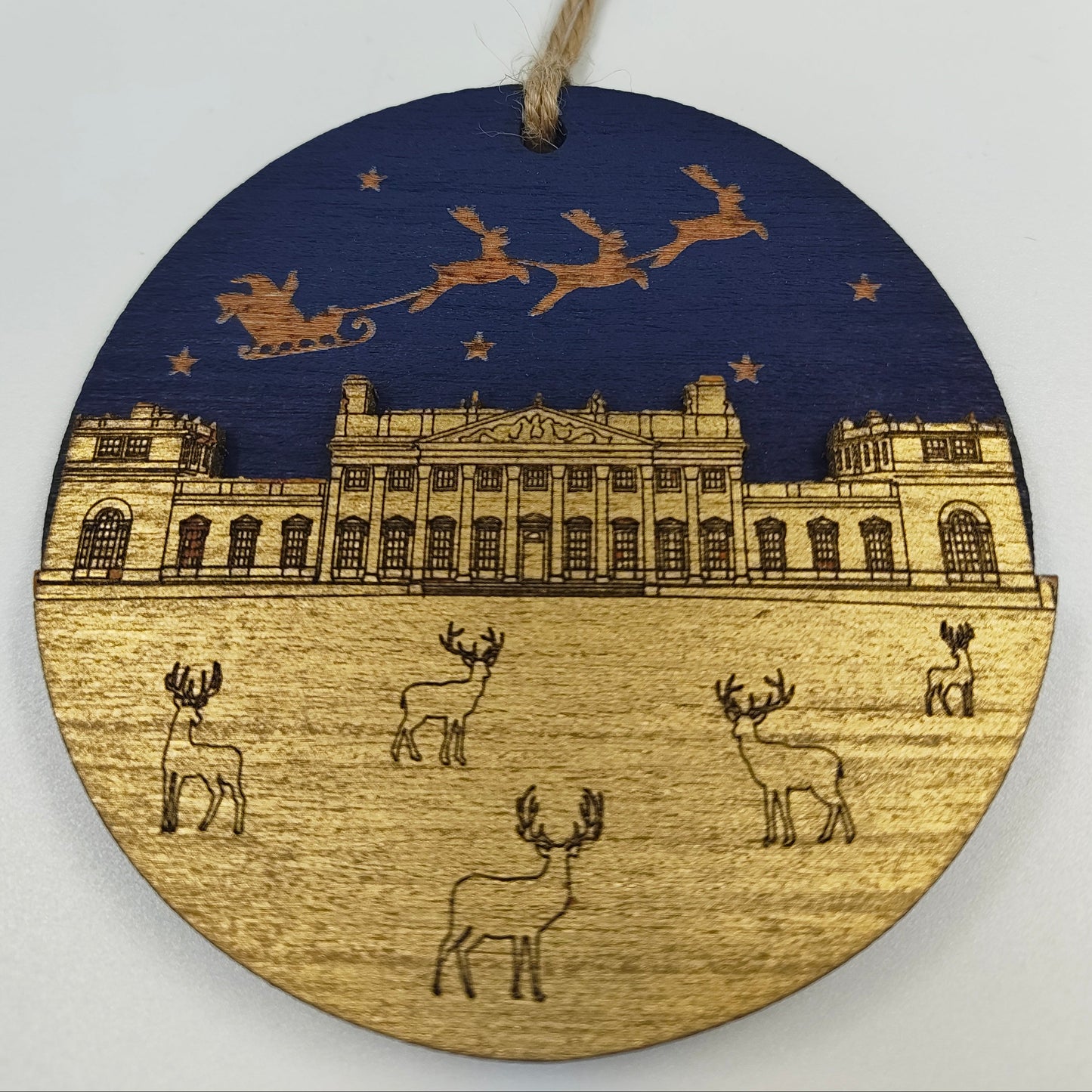 Harewood North Facade Wooden Bauble