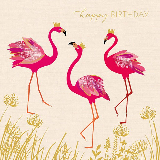 Sarah Miller - HAPPY BIRTHDAY FLAMINGOS