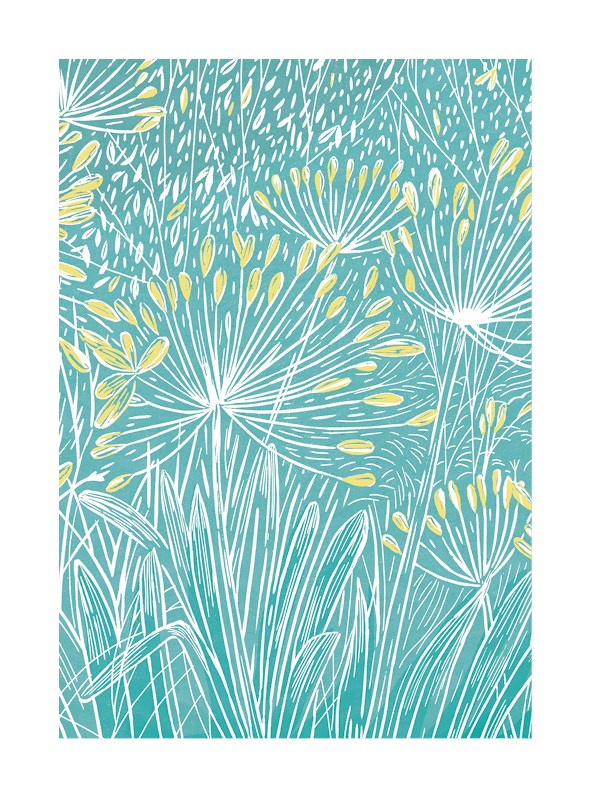 Dandelions in the wind Card