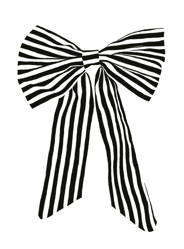 Striped Bow