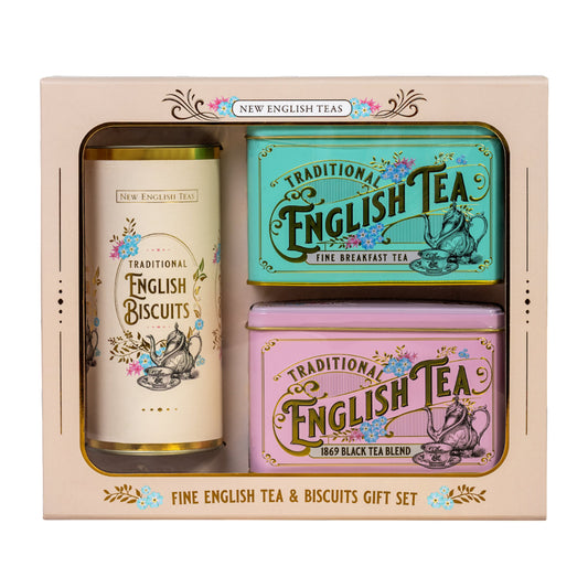 Vintage Victorian Tea and Biscuits Gift Set