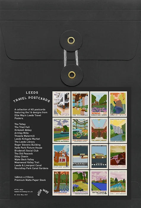 Leeds Travel Postcard Gift Set - Ellie Way