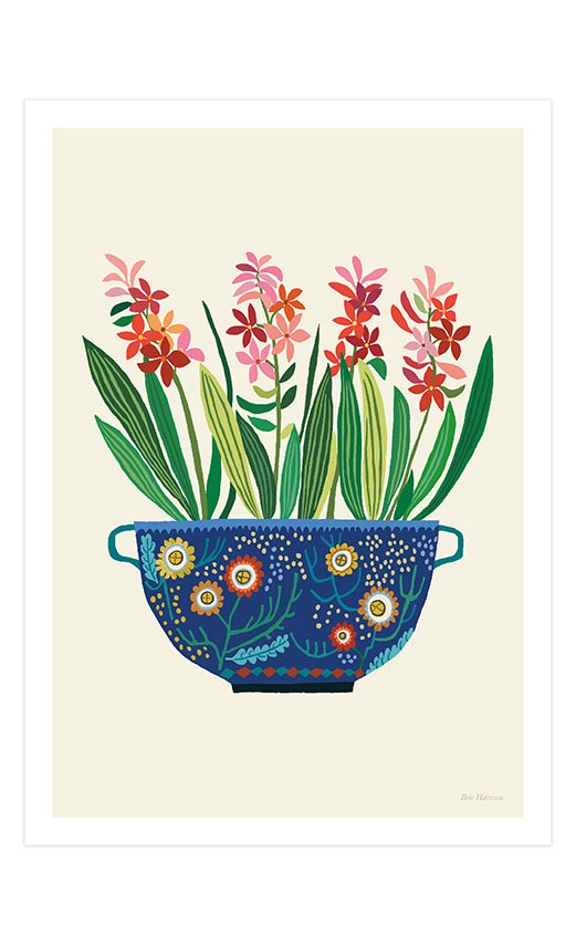 Hyacinths - A4 Print - Brie Harrison
