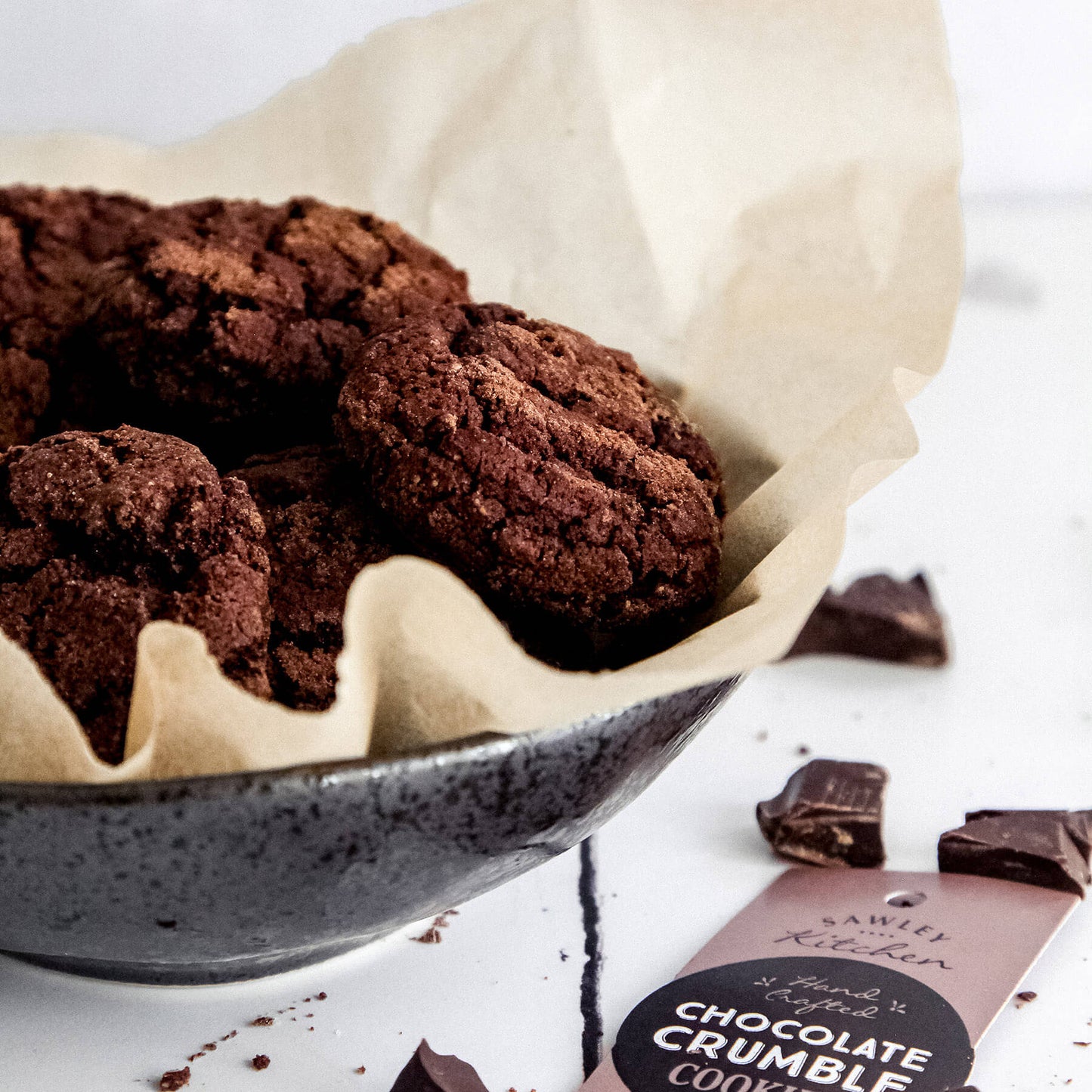 Chocolate Crumble Cookies
