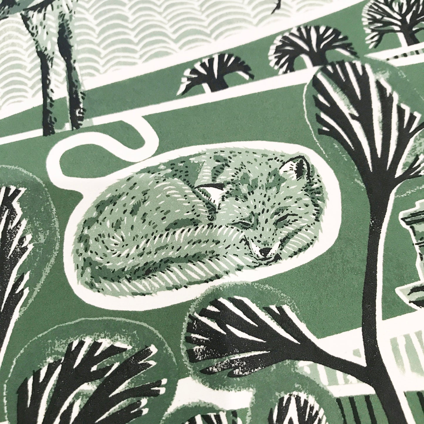 Folded Forest Harewood House Limited Edition Screen Print