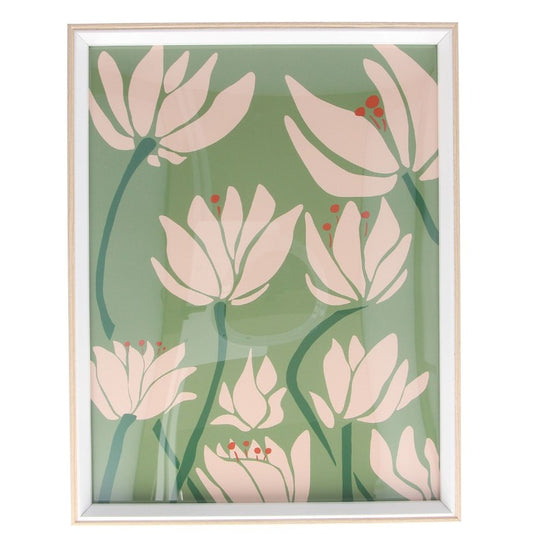 Framed Print 45cm - Natural Magnolia